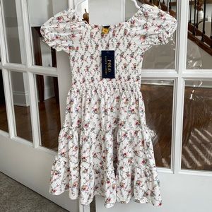 Polo Ralph Lauren Girls Size 6 Summer Floral Dress